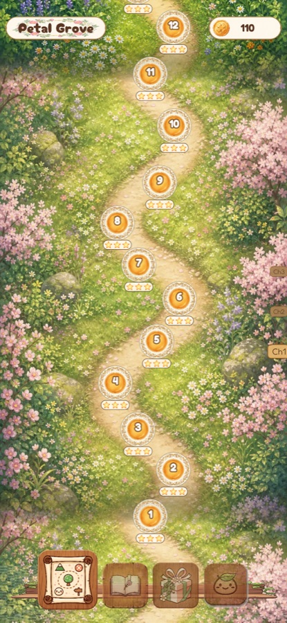 Petal Grove spring level map screenshot