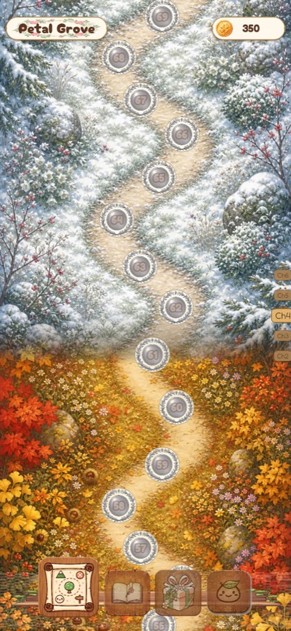 Petal Grove winter map screenshot